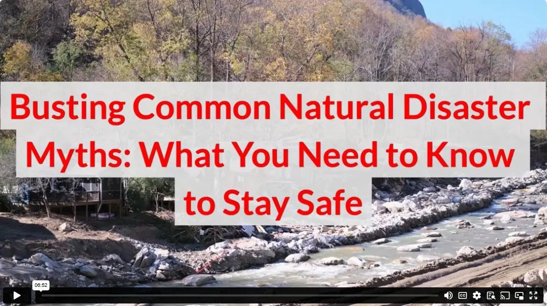 Busting Common Natural Disaster Myths: What You Need to Know to Stay Safe