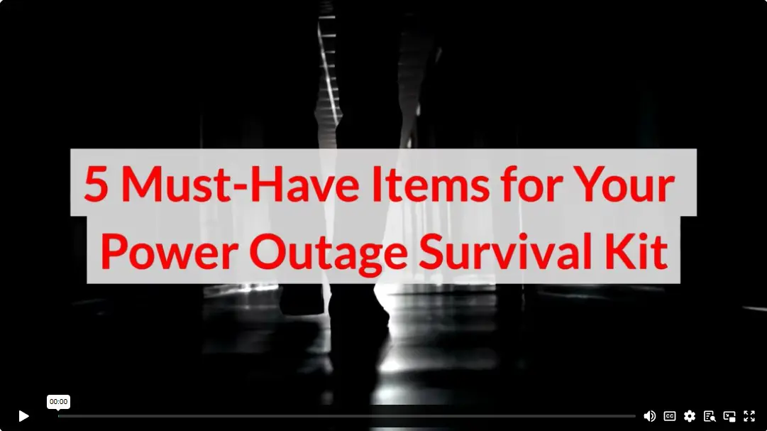 5 Must-Have Items for Your Power Outage Survival Kit