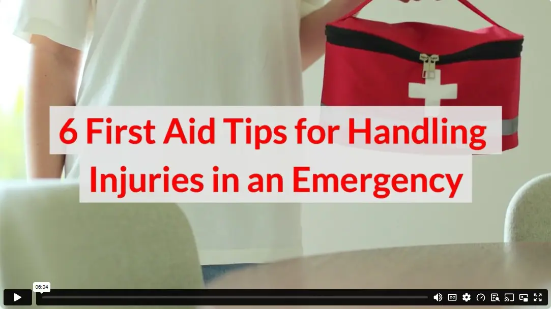 6 First Aid Tips for Handling Injuries in an Emergency