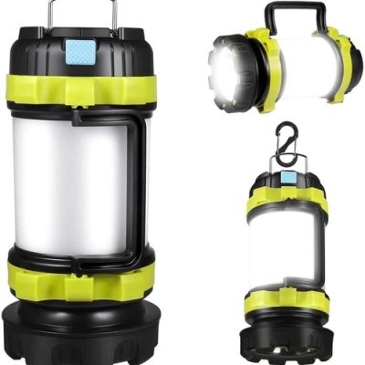 Outdoor Emergency Camping Light Flashlight Rechargeable Battery Power