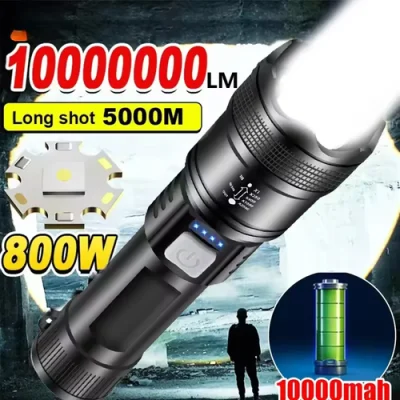 Powerful P70 Led Flashlights 5000LM Ultra Bright Tactical Light