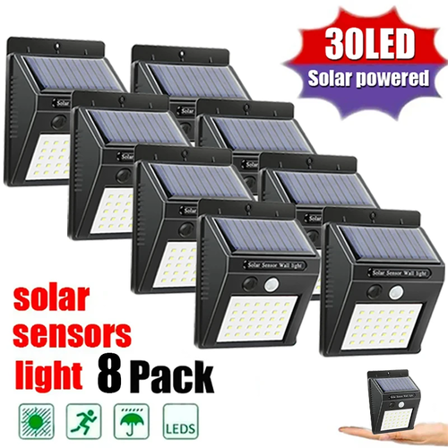 30 LED Solar Light PIR Motion Sensor Wall Light Outdoor Solar Lamp