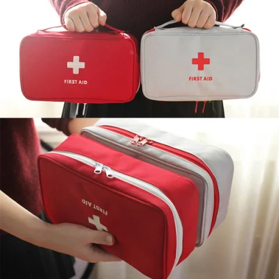 Home Medicine Bag Portable Travel First Aid Kit Medical Emergency Kit