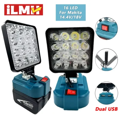 For Makita 14.4V-18V Li-ion Battery Lantern Outdoor Flashlight 4 Inch