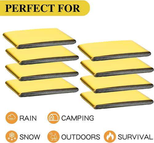 Outdoor Emergency Gold-Sliver Survival Blanket Waterproof First Aid