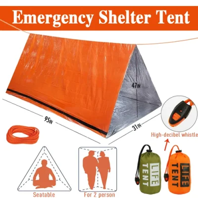 2 Person Emergency Tent Casa De Waterproof Camping Travel Pergola