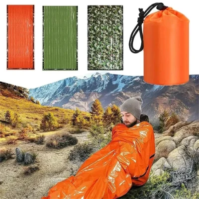 Emergency Sleeping Bag Ultra Waterproof Mylar Thermal Blankets
