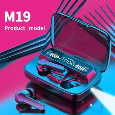 M19 Bluetooth Headset Wireless Tws Gaming Support Noise-cancelling