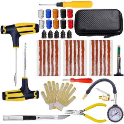 Car Tire Repair Kit Puncture Plug Tools Tyre Puncture Emergency for