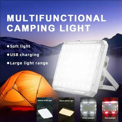 Portable LED Camping Tent Light Rechargeable Searchlight High Power