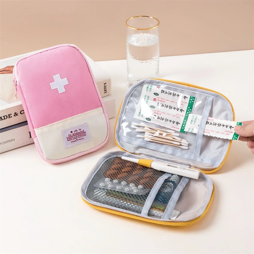 3 Pcs/set Portable Medical Storage Bag Camping Emergency First Aid Kit