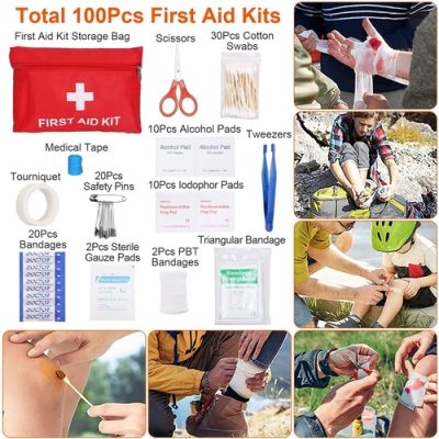 125Pcs Survival Kits Professional Emergency Survival Gear Tactical